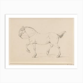 Stappend Paard, Naar Links, Jean Bernard Art Print