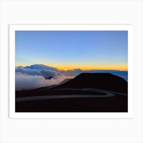 Mystic Maui Mountain Top (Maui Hawaii Series) Art Print