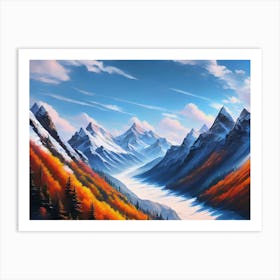 Mountain Landscape 37 Art Print