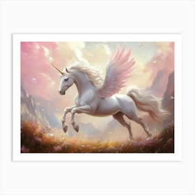 Unicorn Painting 1 Art Print