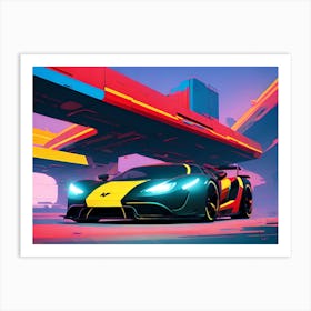 Futuristic Car 47 Art Print