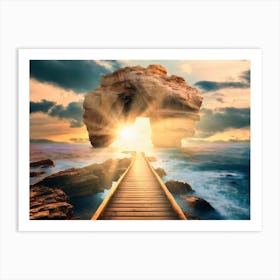 Gateway To The Ocean Art Print