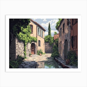 Street In France Art Print