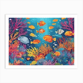 Coral Reef 9 Art Print