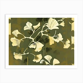 Ginkgo Leaves 45 Art Print