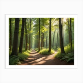 Path In The Forest Art Print