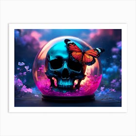 Fantasy Skull Dome Art Print