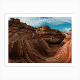 Wave Canyon Art Print