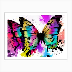 Butterfly Painting 177 Art Print