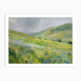 Wildflowers In The Valley Art Print