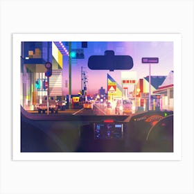 NIGHT Art Print