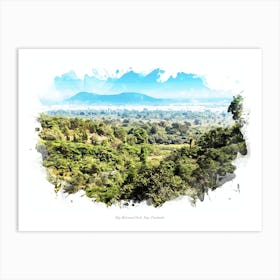 Kep National Park, Kep, Cambodia Art Print