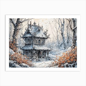 House In The Woods 1 Art Print