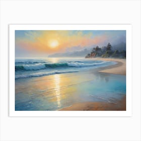 Seascape 1 40x30in 12000x9000px 41 Art Print