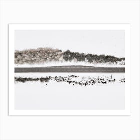 Winter Road Art Print