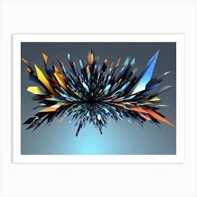 3d Background (96) Art Print