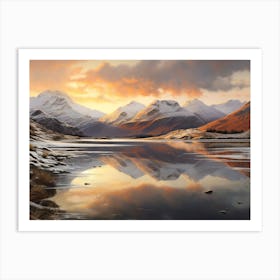 Mountain Reflected 20 Art Print