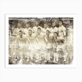 Real Madrid Art Print