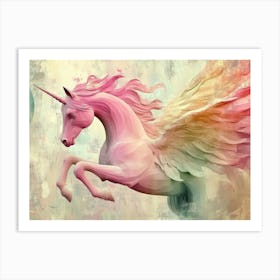 Unicorn 4 Art Print