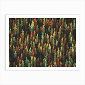 Autumn Trees Art Print