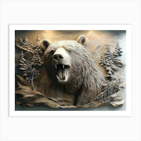 Bear Wall Art Art Print