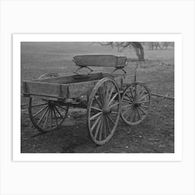 Untitled Photo, Possibly Related To A Democrat Wagon On William Walling Farm Near Anthon, Iowa By Russell Lee Art Print