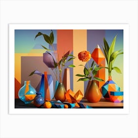 Cubist's Collection 01 Art Print