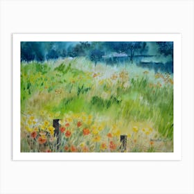 Smewere In The Valley Art Print