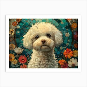 Bichon Frise Fine Art Portrait 2 Art Print