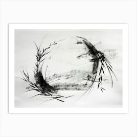 Circle Of Grass Art Print