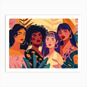 Women In The Jungle Art Print