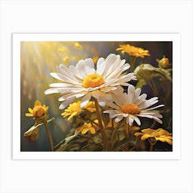 Daisies 1 Art Print