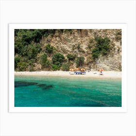 Little Paradise Beach In Greece Art Print