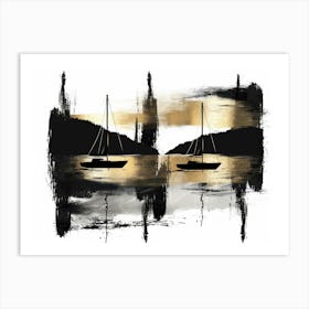 Sailboats 34 Art Print