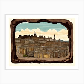 Edinburgh Cityscape Art Print