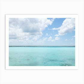 Clear Blue Water in Mexico Art Print