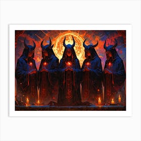 Demons Of Hell Art Print