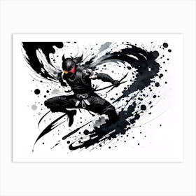 Ninja 5 Art Print