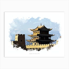 Jiayuguan Fort, Gansu, China Art Print