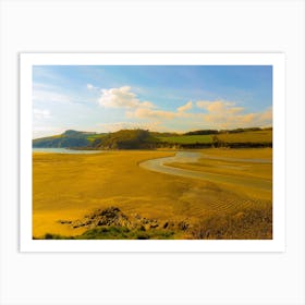 Devon Estuary Art Print