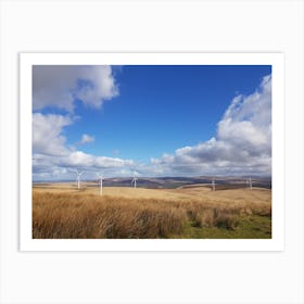 Wind Turbines In Wales Art Print