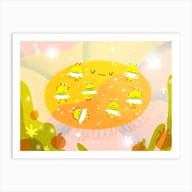 Pollen Party Art Print
