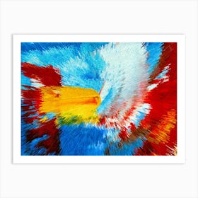 Acrylic Extruded Painting 33 Art Print