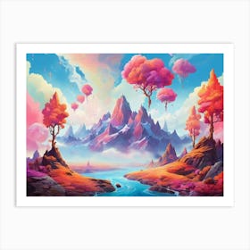 Dreamscape 17 Art Print