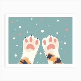 Cat Paws 2 Art Print