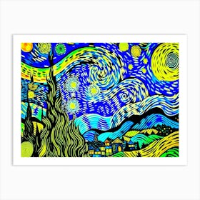 Starry Night 1 Art Print