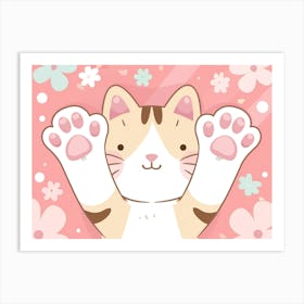 Cat Paw (23) Art Print