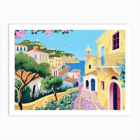 Italy landscape Art Print