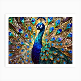 Peacock 8 Art Print