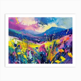 Scotland Wildflowers Art Print